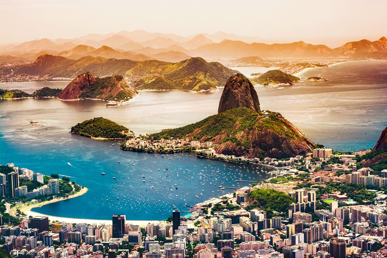 Breathtaking coastline of Rio de Janeiro